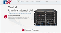 Desktop Screenshot of central-america-internet.com